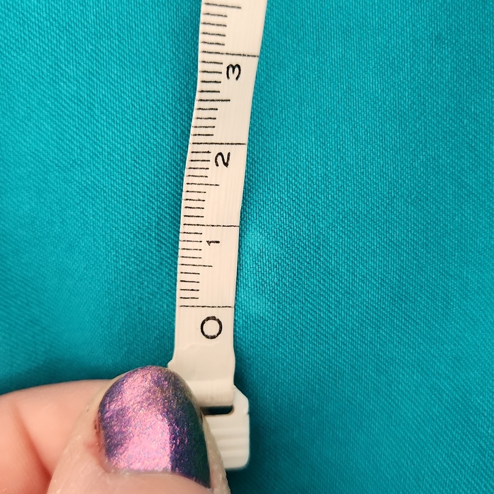Turquoise Capris - Picture 8 of 9